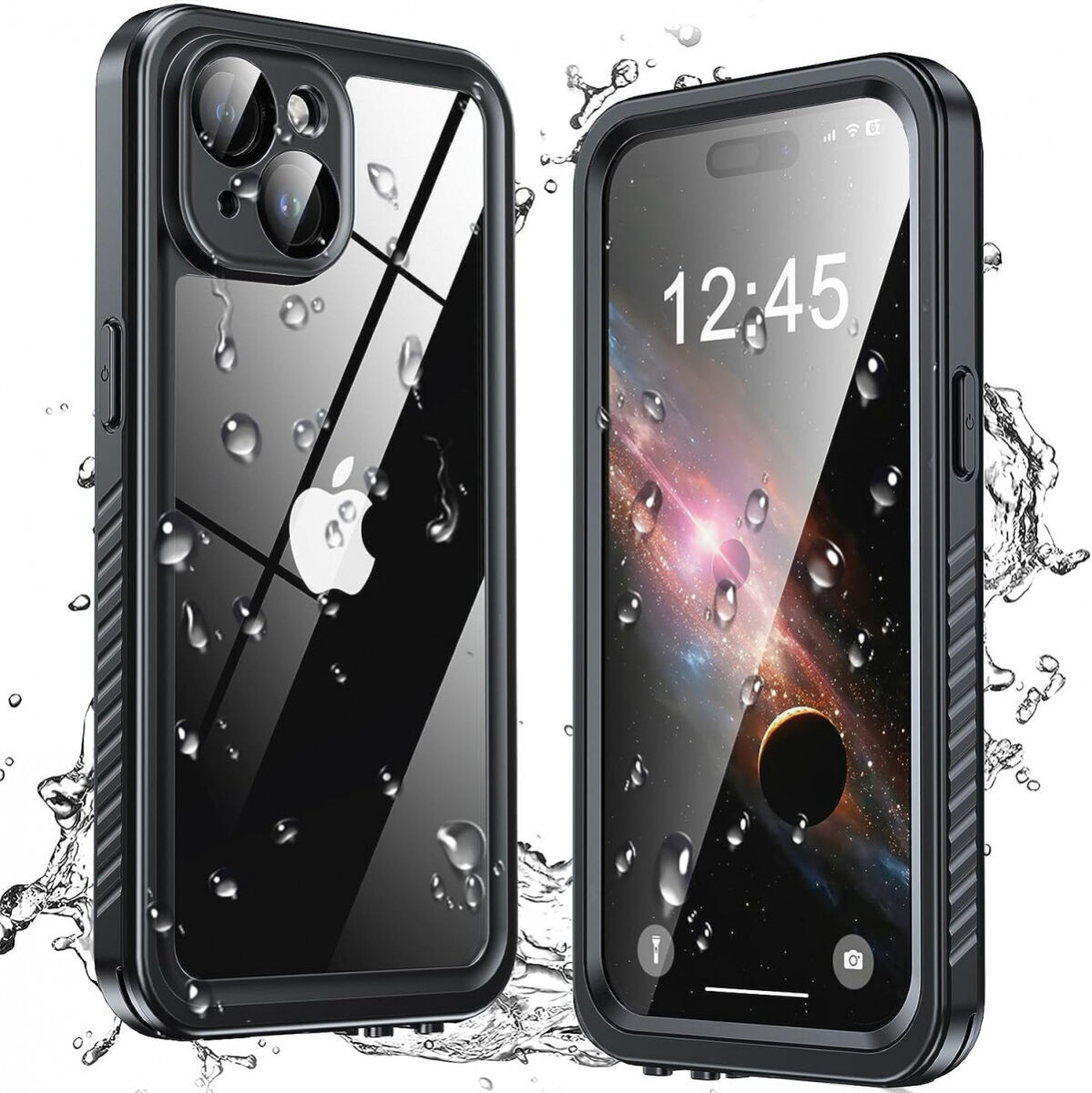 SBG Outdoor Case iPhone 15 Waterdicht Zwart afbeelding 4