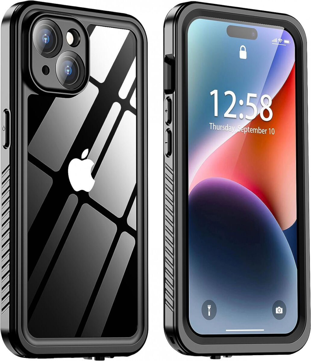 SBG Outdoor Case iPhone 15 Waterdicht Zwart afbeelding 1