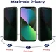 Rosso Apple iPhone 15 Plus 9H Tempered Glass Screen Protector Privacy afbeelding 2