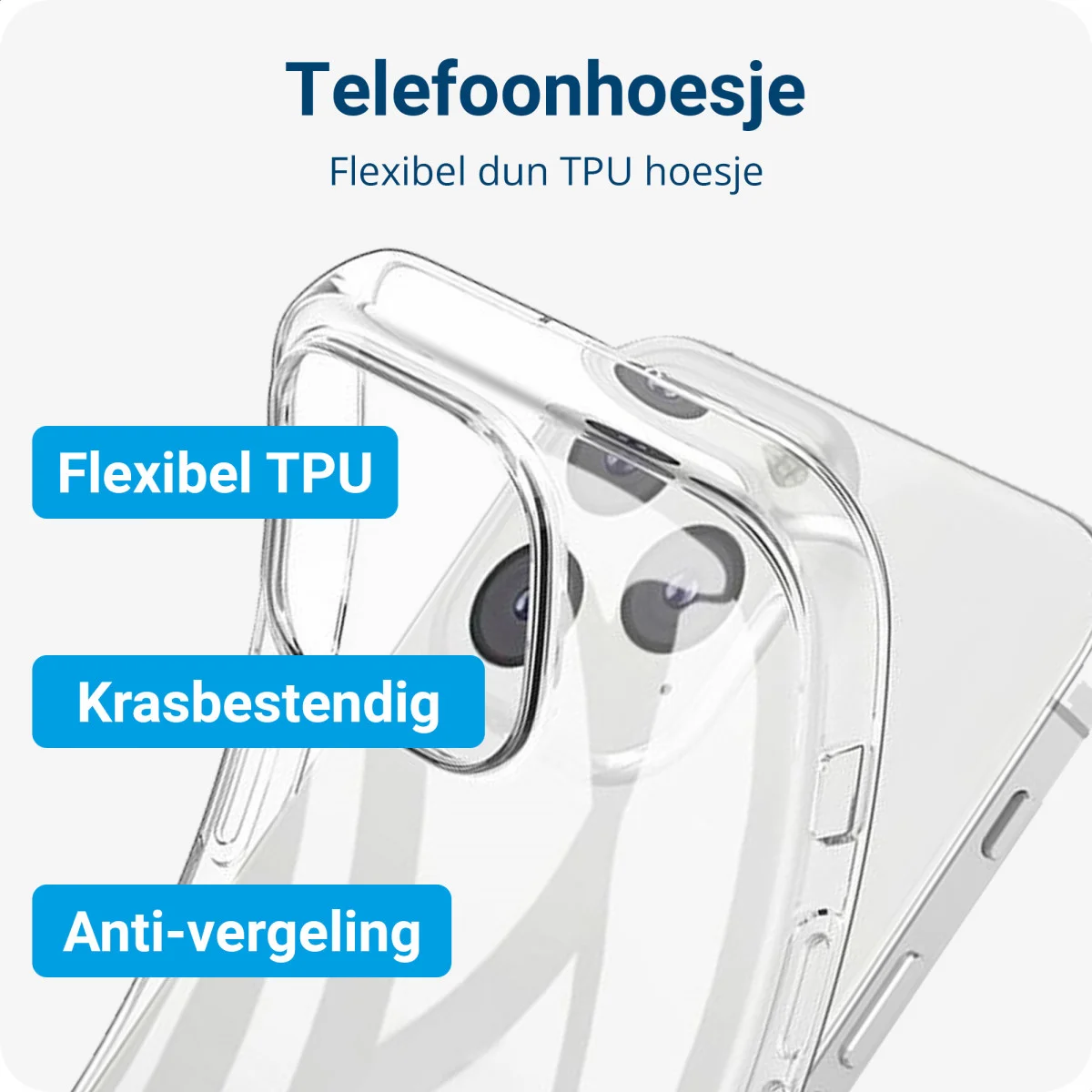Apple iPhone 15 Pro Hoesje + Screen Protector + Camera Protector afbeelding 5