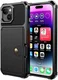 Apple iPhone 15 3 in 1 Back Cover Portemonnee Hoesje Zwart afbeelding 10
