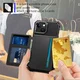 Apple iPhone 15 Plus 3 in 1 Back Cover Portemonnee Hoesje Zwart afbeelding 9
