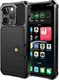 Apple iPhone 15 Pro Max 3 in 1 Back Cover Portemonnee Hoesje Zwart afbeelding 5
