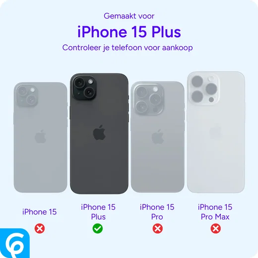 Apple iPhone 15 Plus Hoesje MagSafe Dun TPU Back Cover Transparant afbeelding 4