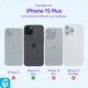Apple iPhone 15 Plus Hoesje MagSafe Dun TPU Back Cover Transparant afbeelding 4
