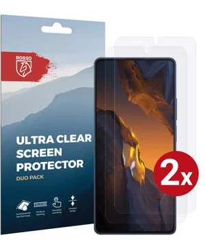 Rosso Xiaomi Poco F5 Screen Protector Ultra Clear Duo Pack