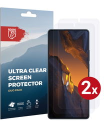 Rosso Xiaomi Poco F5 Screen Protector Ultra Clear Duo Pack afbeelding