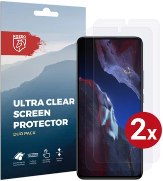 Rosso Xiaomi Poco F5 Pro Screen Protector Ultra Clear Duo Pack
