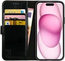 Rosso Element Apple iPhone 15 Plus Hoesje Book Case Wallet Zwart