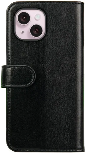 Rosso Element Apple iPhone 15 Plus Hoesje Book Case Wallet Zwart afbeelding 2