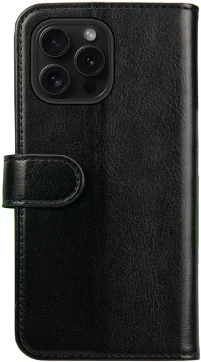 Rosso Element Apple iPhone 15 Pro Max Hoesje Book Case Wallet Zwart afbeelding 2