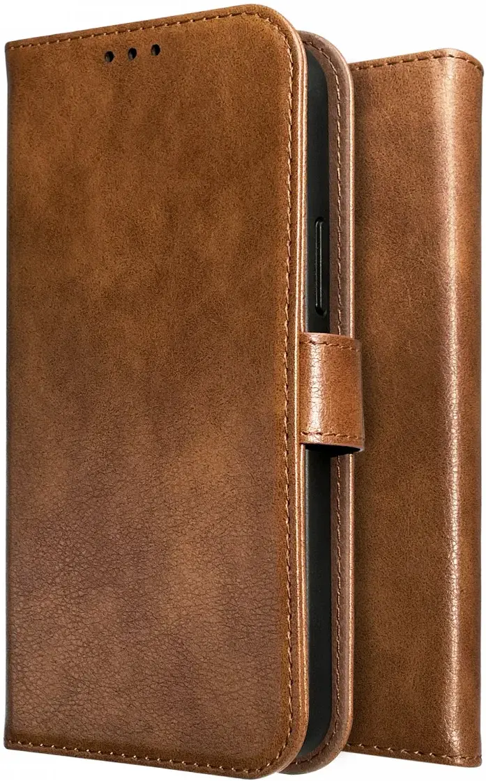 Rosso Element Apple iPhone 15 Hoesje Book Case Wallet Bruin afbeelding 8