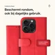 Rosso Element Apple iPhone 15 Pro Hoesje Book Case Wallet Rood afbeelding 4