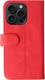 Rosso Element Apple iPhone 15 Pro Hoesje Book Case Wallet Rood afbeelding 2