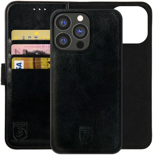 Rosso Element Uitneembaar 2-in-1 Apple iPhone 15 Pro Max Hoesje Zwart afbeelding 1