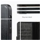 Rosso Element Uitneembaar 2-in-1 Apple iPhone 15 Pro Max Hoesje Zwart afbeelding 4