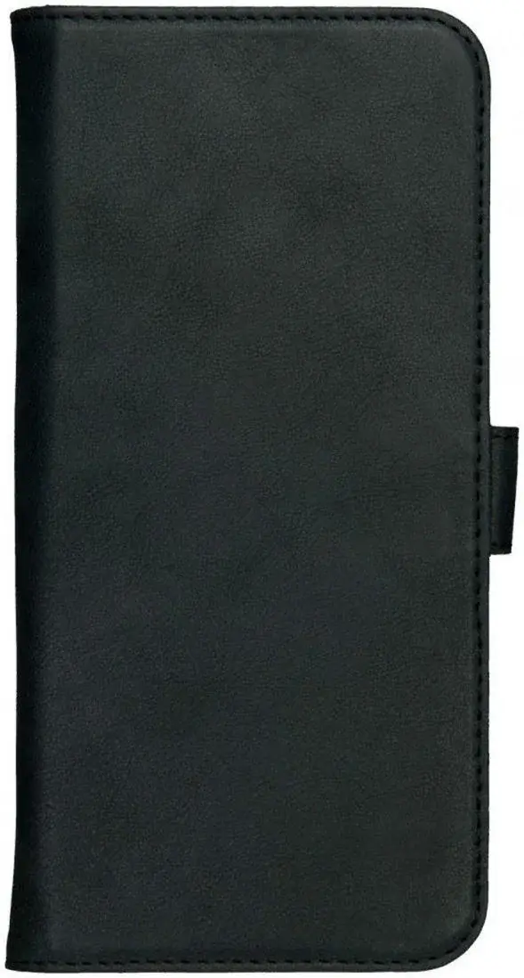 Rosso Deluxe Apple iPhone 15 Hoesje Echt Leer Book Case Zwart afbeelding 14
