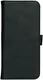 Rosso Deluxe Apple iPhone 15 Hoesje Echt Leer Book Case Zwart afbeelding 14