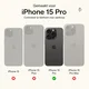 Rosso Deluxe Apple iPhone 15 Pro Hoesje Echt Leer Book Case Bruin afbeelding 4