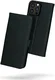 Rosso Deluxe Apple iPhone 15 Pro Max Hoesje Echt Leer Book Case Zwart afbeelding 2