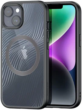 Dux Ducis Aimo Apple iPhone 15 Plus Hoesje MagSafe Back Cover Zwart
