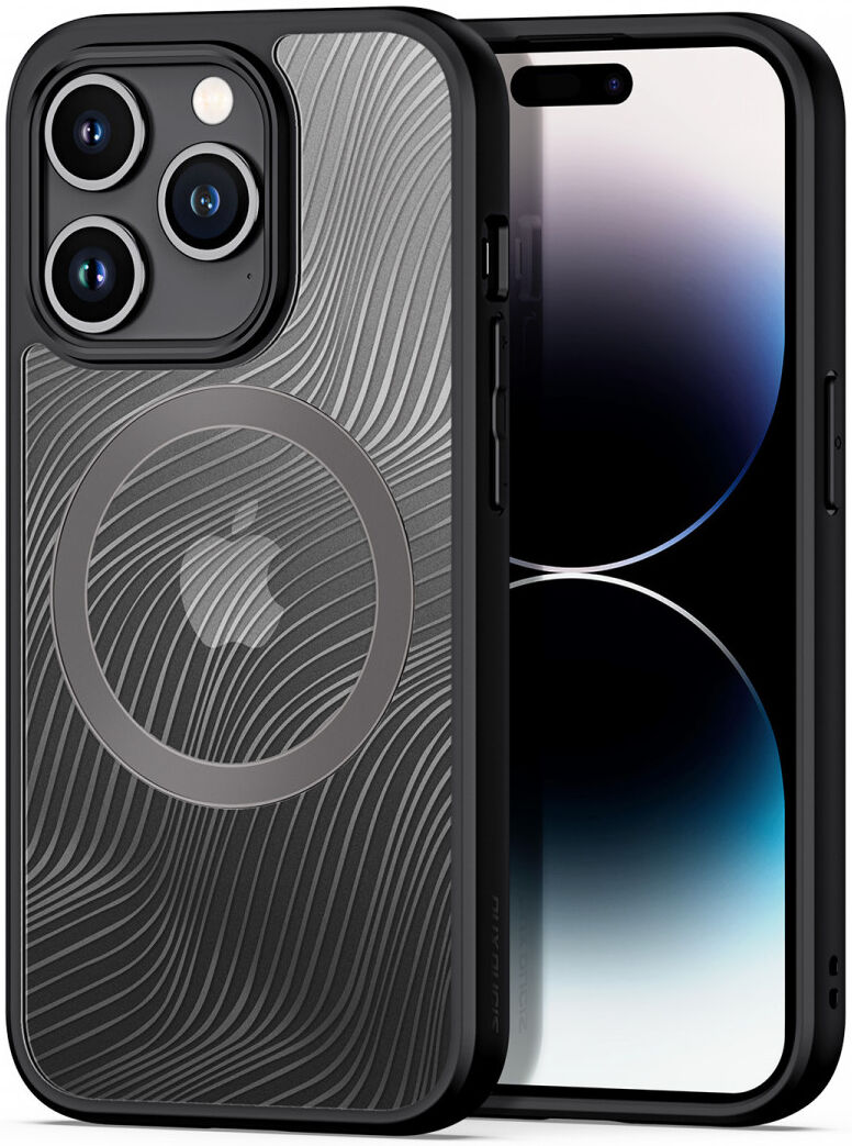 Dux Ducis Aimo Apple iPhone 15 Pro Hoesje MagSafe Back Cover Zwart afbeelding 1