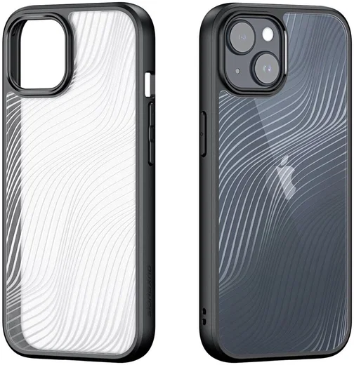 Dux Ducis Aimo Apple iPhone 15 Hoesje Back Cover Zwart afbeelding 2