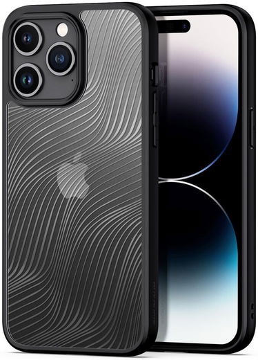 Dux Ducis Aimo Apple iPhone 15 Pro Hoesje Back Cover Zwart afbeelding 1