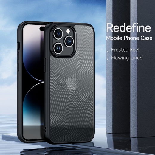 Dux Ducis Aimo Apple iPhone 15 Pro Hoesje Back Cover Zwart afbeelding 3