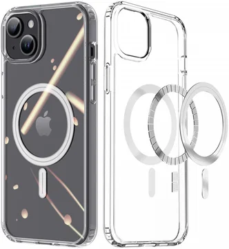 Dux Ducis Clin iPhone 15 Hoesje MagSafe Back Cover Transparant