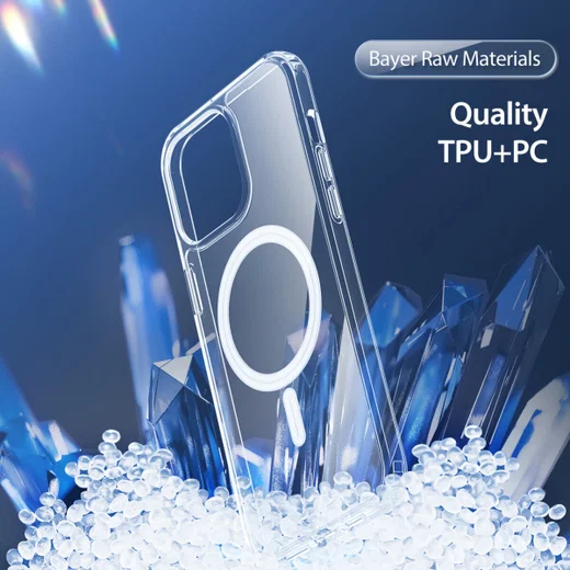 Dux Ducis Clin iPhone 15 Pro Max Hoesje MagSafe Back Cover Transparant afbeelding 6