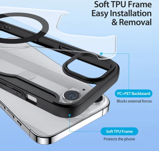 Dux Ducis Skin X Pro Apple iPhone 15 Hoesje MagSafe Book Case Zwart afbeelding 6
