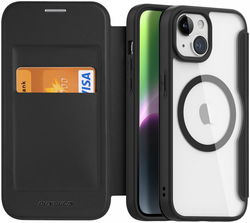 Dux Ducis Skin X Pro iPhone 15 Plus Hoesje MagSafe Book Case Zwart afbeelding