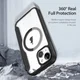 Dux Ducis Skin X Pro iPhone 15 Plus Hoesje MagSafe Book Case Zwart afbeelding 4