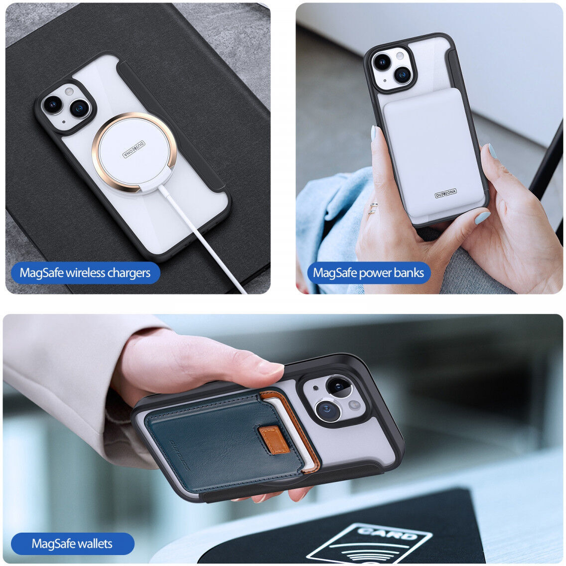 Dux Ducis Skin X Pro iPhone 15 Plus Hoesje MagSafe Book Case Zwart afbeelding 7