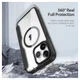 Dux Ducis Skin X Pro iPhone 15 Pro Max Hoesje MagSafe Book Case Zwart afbeelding 5