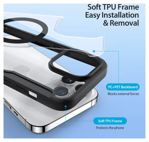 Dux Ducis Skin X Pro iPhone 15 Pro Max Hoesje MagSafe Book Case Zwart afbeelding 7