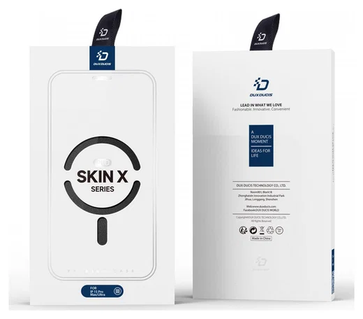 Dux Ducis Skin X Pro iPhone 15 Pro Max Hoesje MagSafe Book Case Zwart afbeelding 9