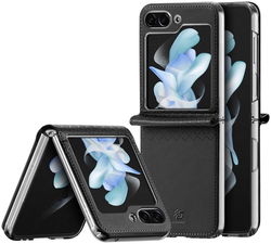 Dux Ducis Bril Samsung Galaxy Z Flip 5 Hoesje Back Cover Zwart afbeelding