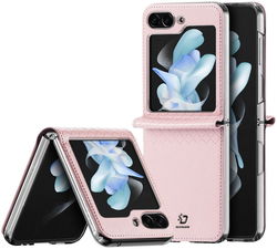 Dux Ducis Bril Samsung Galaxy Z Flip 5 Hoesje Back Cover Roze afbeelding