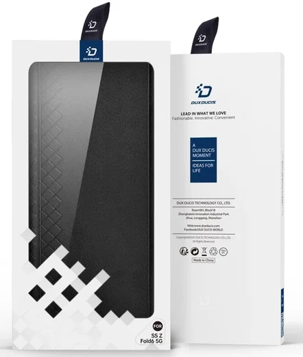 Dux Ducis Bril Samsung Galaxy Z Fold 5 Hoesje Back Cover Zwart afbeelding 12