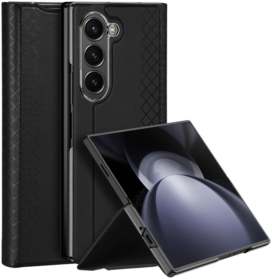 Dux Ducis Bril Samsung Galaxy Z Fold 5 Hoesje Back Cover Zwart afbeelding 1