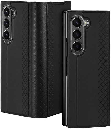 Dux Ducis Bril Samsung Galaxy Z Fold 5 Hoesje Back Cover Zwart afbeelding 2
