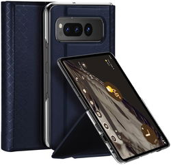 Dux Ducis Bril Google Pixel Fold Hoesje Back Cover Blauw afbeelding