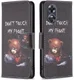 Oppo A17 Hoesje Portemonnee Book Case Beer Print afbeelding 1