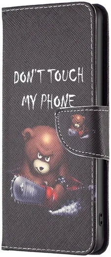 Oppo A17 Hoesje Portemonnee Book Case Beer Print afbeelding 6