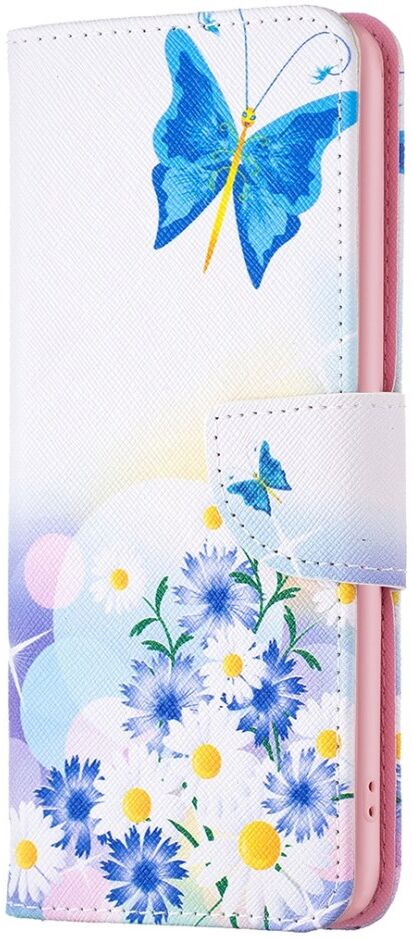 Oppo A17 Hoesje Portemonnee Book Case Bloemen Print afbeelding 6