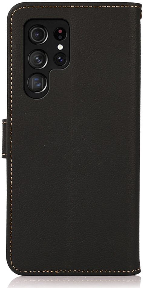Samsung Galaxy S23 Ultra Hoesje RFID Portemonnee Book Case Zwart afbeelding 8