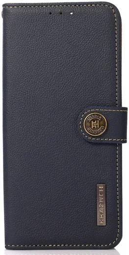 Samsung Galaxy S23 Ultra Hoesje RFID Portemonnee Book Case Blauw afbeelding 7