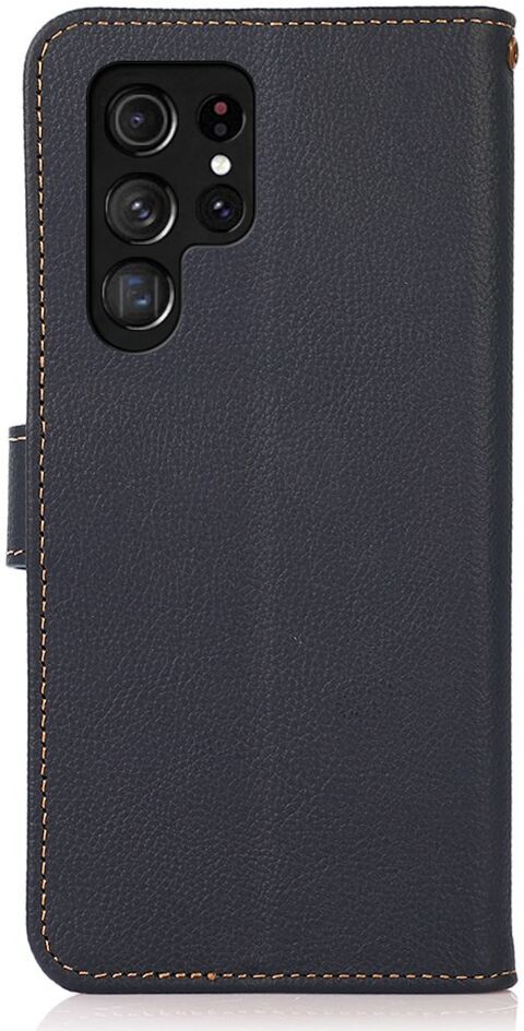 Samsung Galaxy S23 Ultra Hoesje RFID Portemonnee Book Case Blauw afbeelding 8